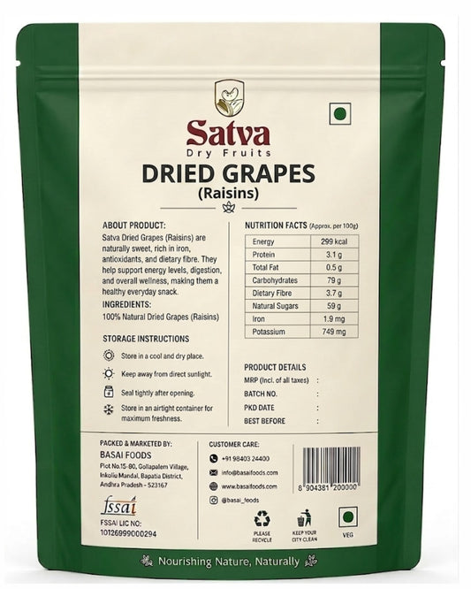 Dried Grapes(Raisins)
