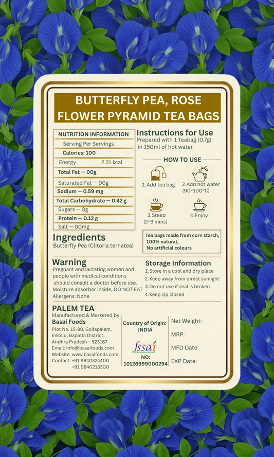 Butterfly Pea Rose
