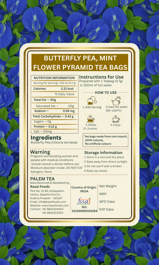Butterfly Pea Mint Tea